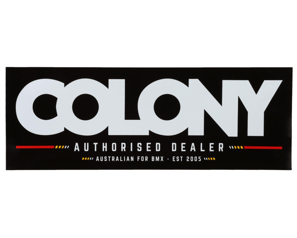 Купить Наклейка COLONY Authorised Dealer Window Sticker