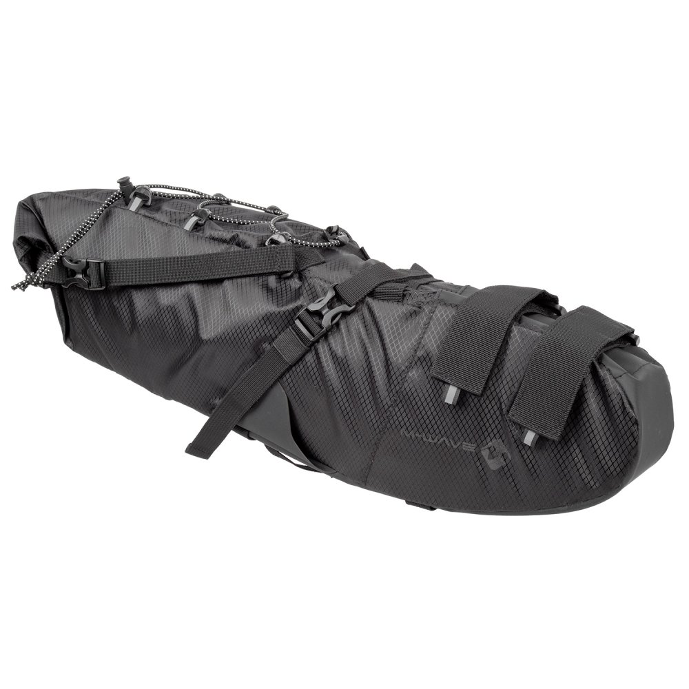 Купить Сумка подседельная M-WAVE Rough Ride Saddle L 11 л, водонепроницаемая