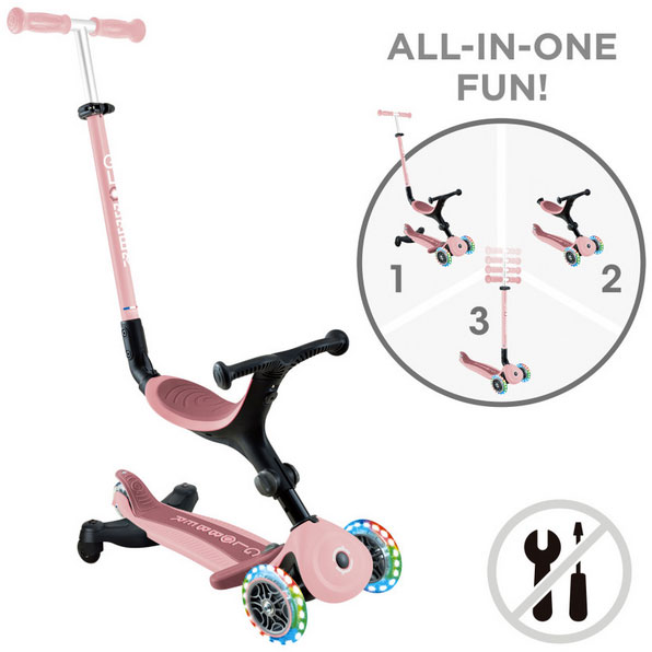 Купить Самокат GLOBBER Go Up Active Lights 360°