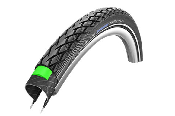 Купить Покрышка SCHWALBE MARATHON Perf 16x1.75 (47-305) GreenGuard, TwinSkin 05-11100146