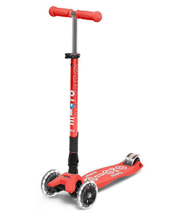 Самокат MICRO Maxi Deluxe LED складной Купить Самокат MICRO Maxi Deluxe LED складной